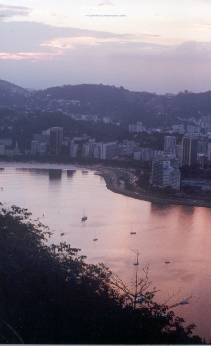 Botafogo Sunset (taken from Sugar Loaf Mountain